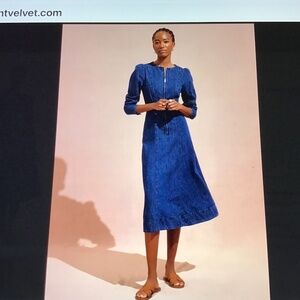 Denim Midi Dress size10 US